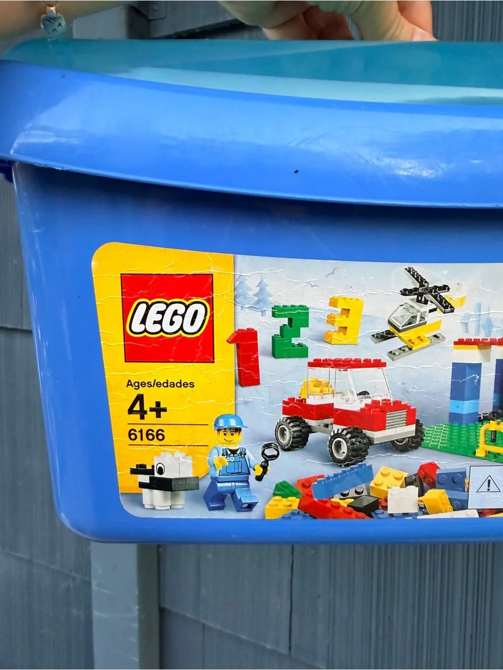 LEGO Blue Storage Box with Multicolor 405-Piece Set 2007